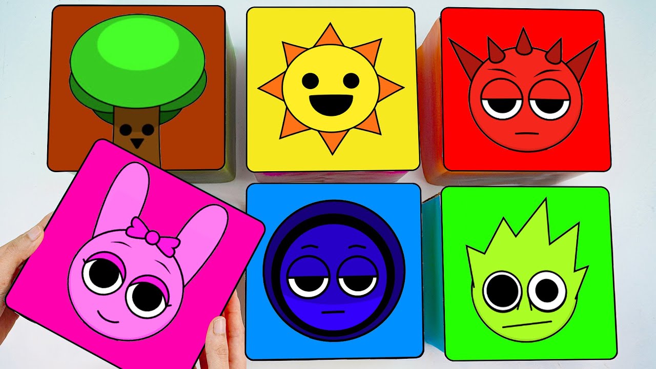 💖 Paper Diy💖 Incredibox Sprunki Blind Box Unboxing! Guess Which Sprunki Character Will out of Box #2