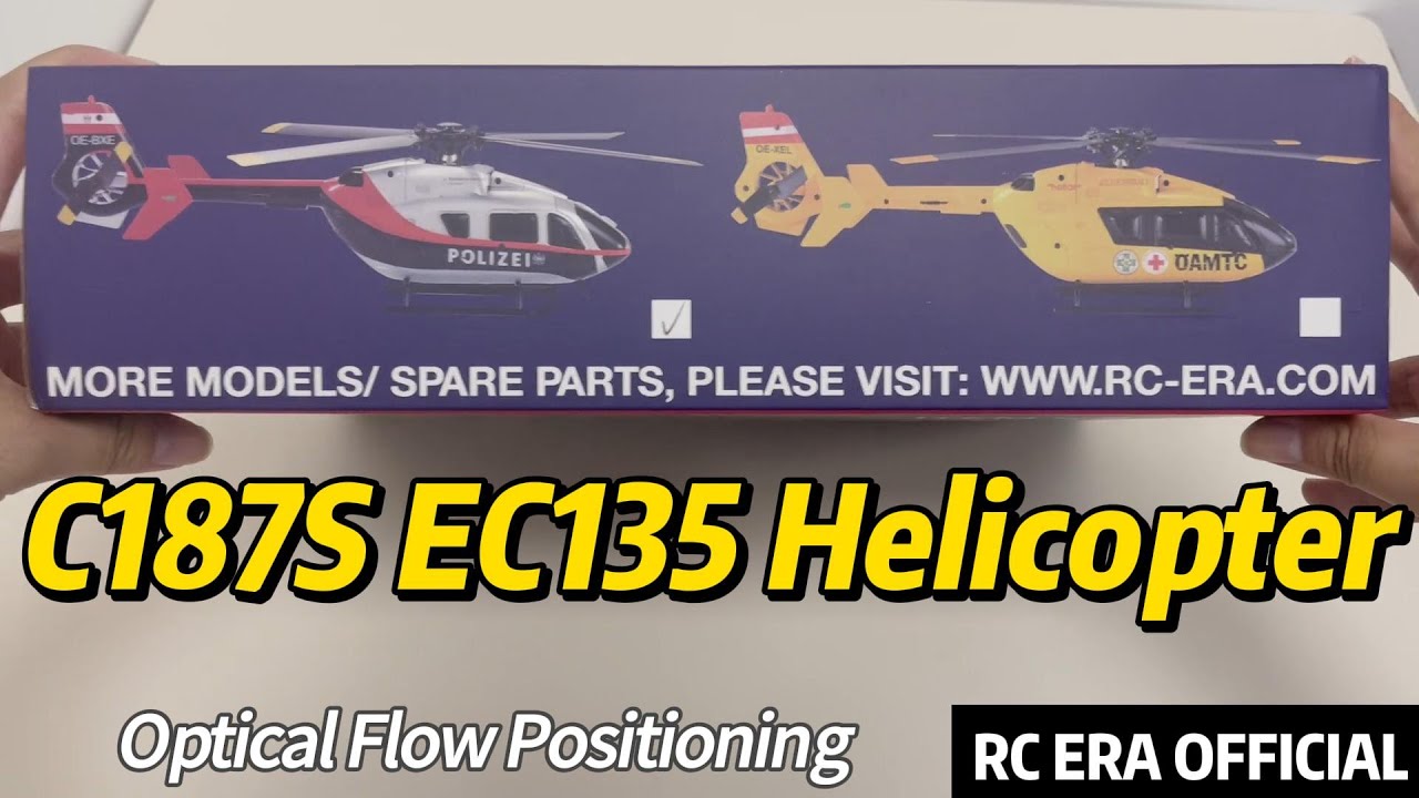 Unboxing Video-RC ERA C187S EC135 Optical Flow Positioning RC Helicopter