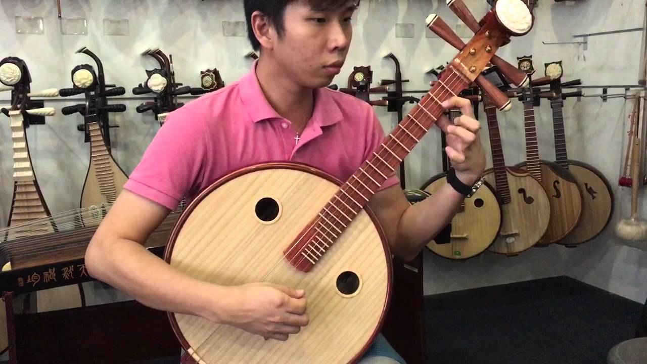 Demo of Shanghai rosewood zhongruan
