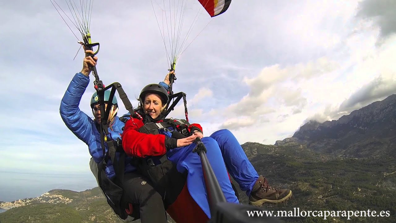 Mallorca parapente, vuelo biplaza en Soller (1080p)