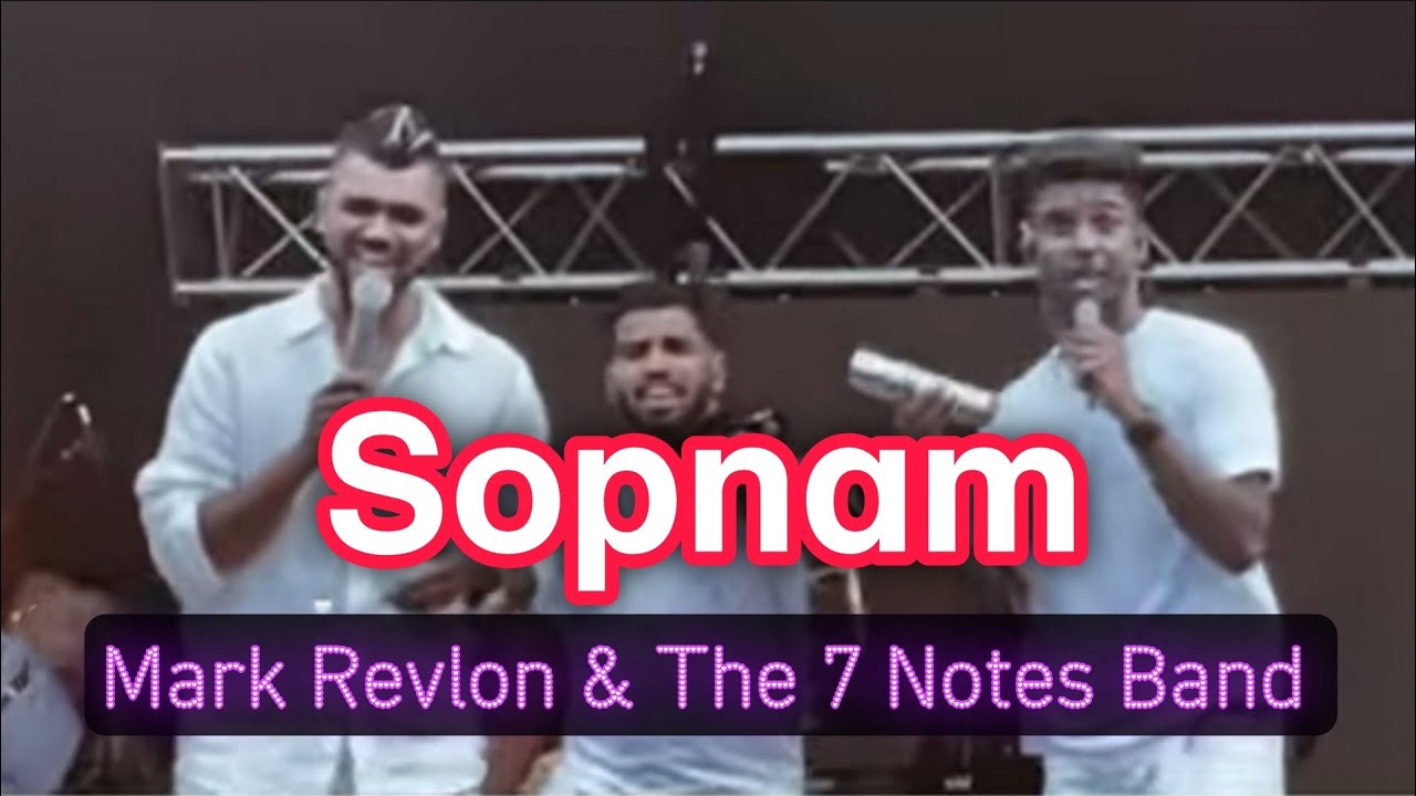 Sopnam - Karaoke lyrics l Mark Revlon & The 7 Notes Band collab #trending 