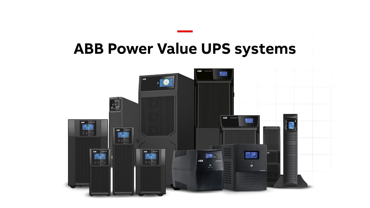 ABB PowerValue Single Phase UPS product family
