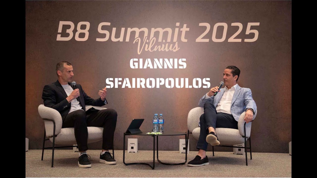 B8 Summit 2025 Вильнюс: ЯННИС СФАИРОПУЛОС («Црвена Звезда» Белград)