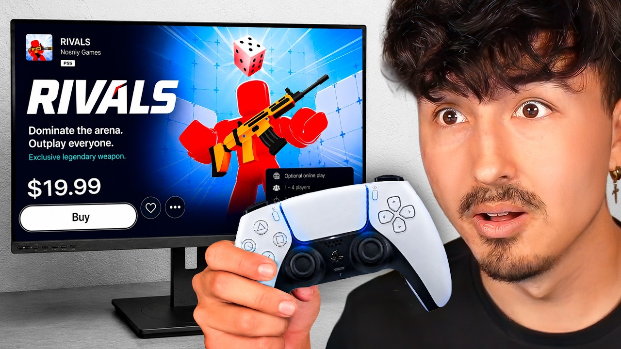 I tested ROBLOX RIVALS on the PLAYSTATION 5