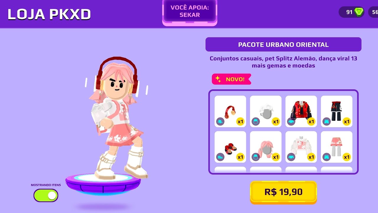 Tudo que chegou na última semana do ano novo lunar no pkxd 