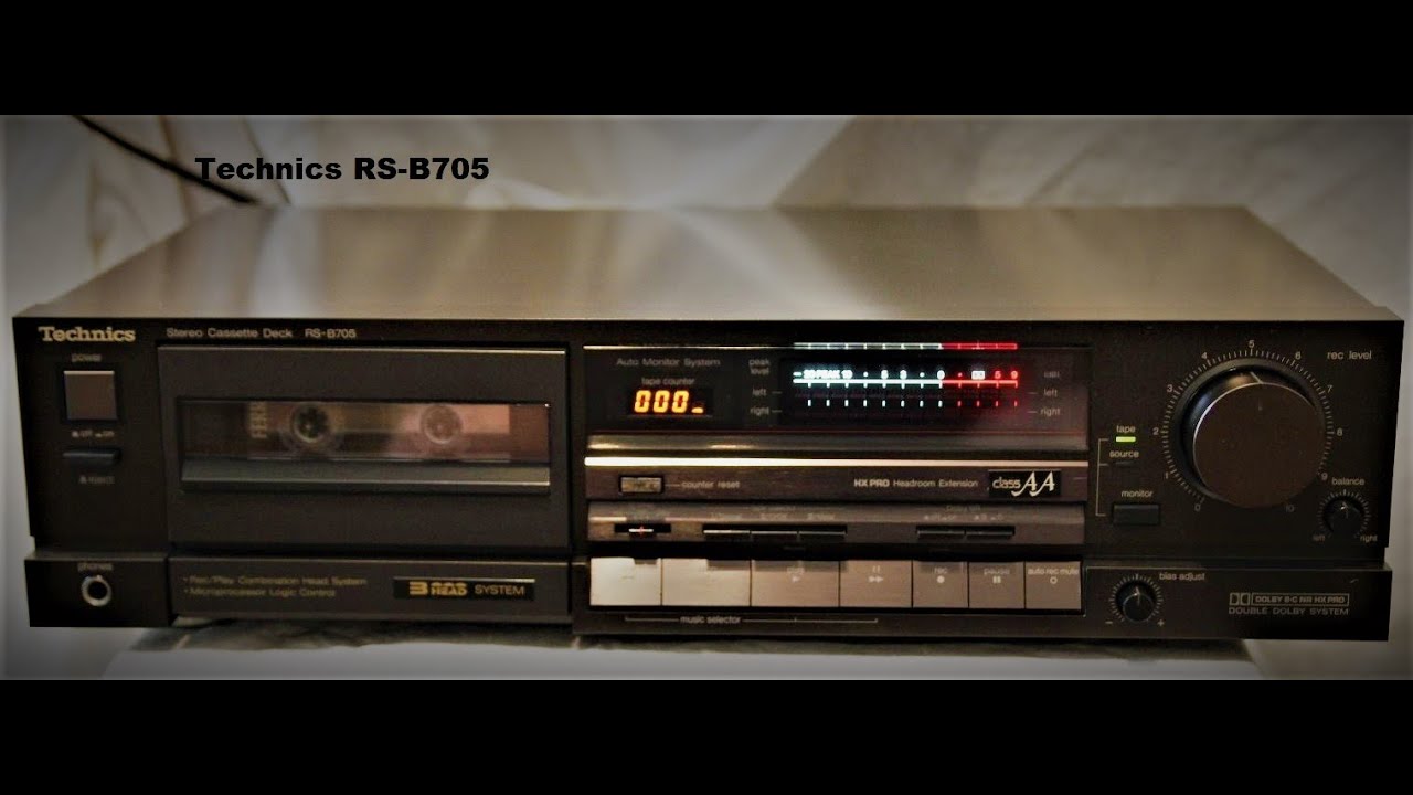 Technics RS-B705.Обзор кассетной деки.
