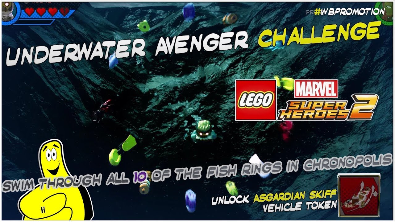 Lego Marvel Superheroes 2: Underwater Avenger Challenge — HTG