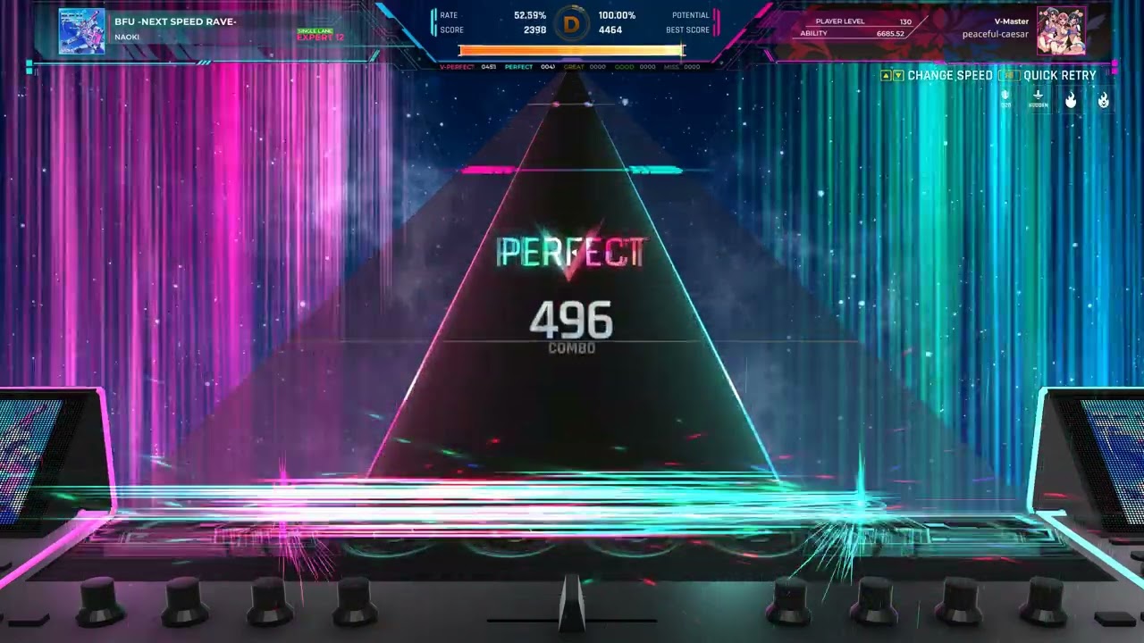 [MASH VP! Re:VISION]  BFU -NEXT SPEED RAVE-  (SINGLE)  Lv.12