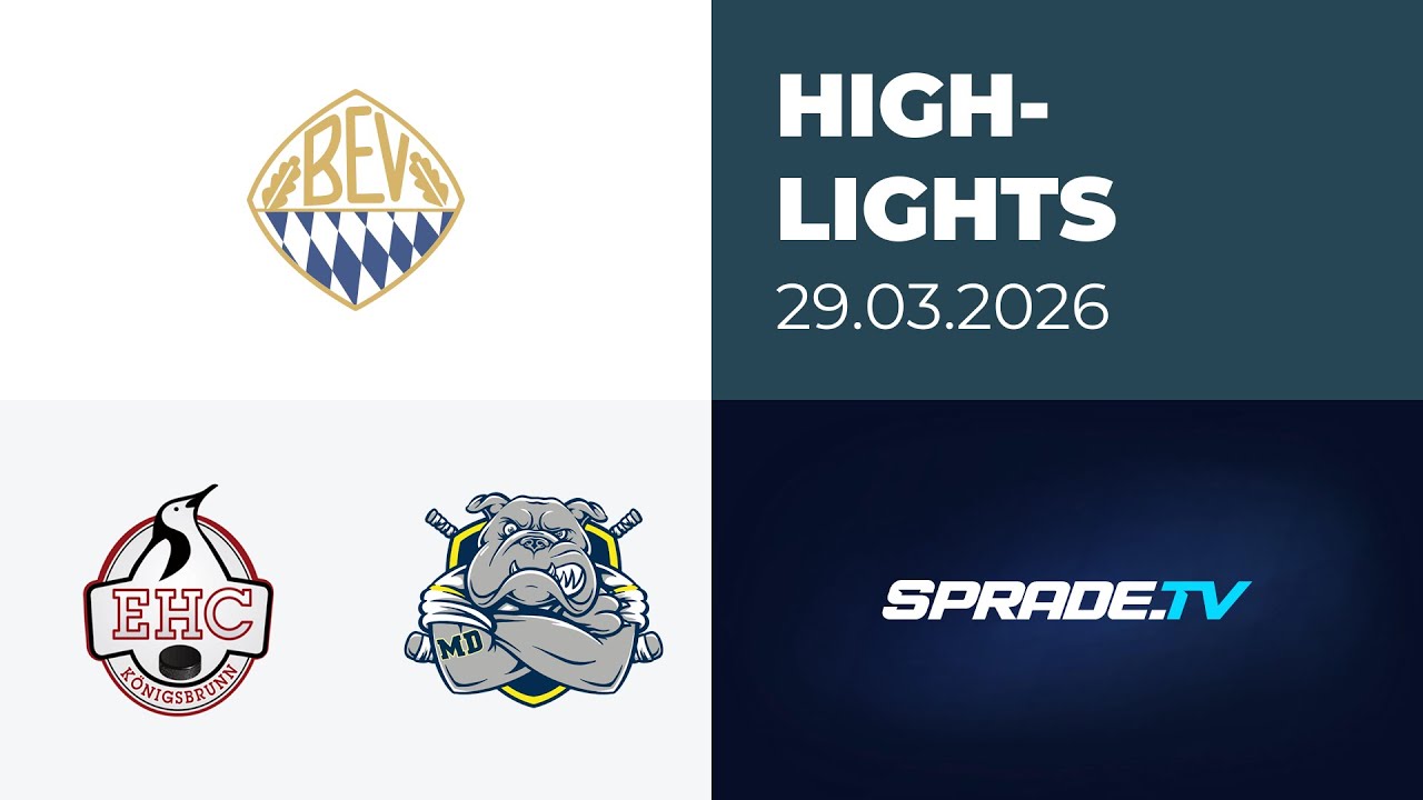 29.03.2026 - Highlights - EHC K&ouml;nigsbrunn vs. Schweinfurt Mighty Dogs
