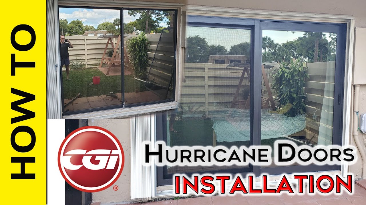 CGI Sparta Hurricane Impact Sliding Doors Installation