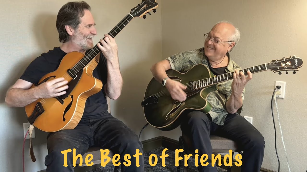 Tim Lerch and Paul Asbell at the Rocky Mountain Archtop Fest