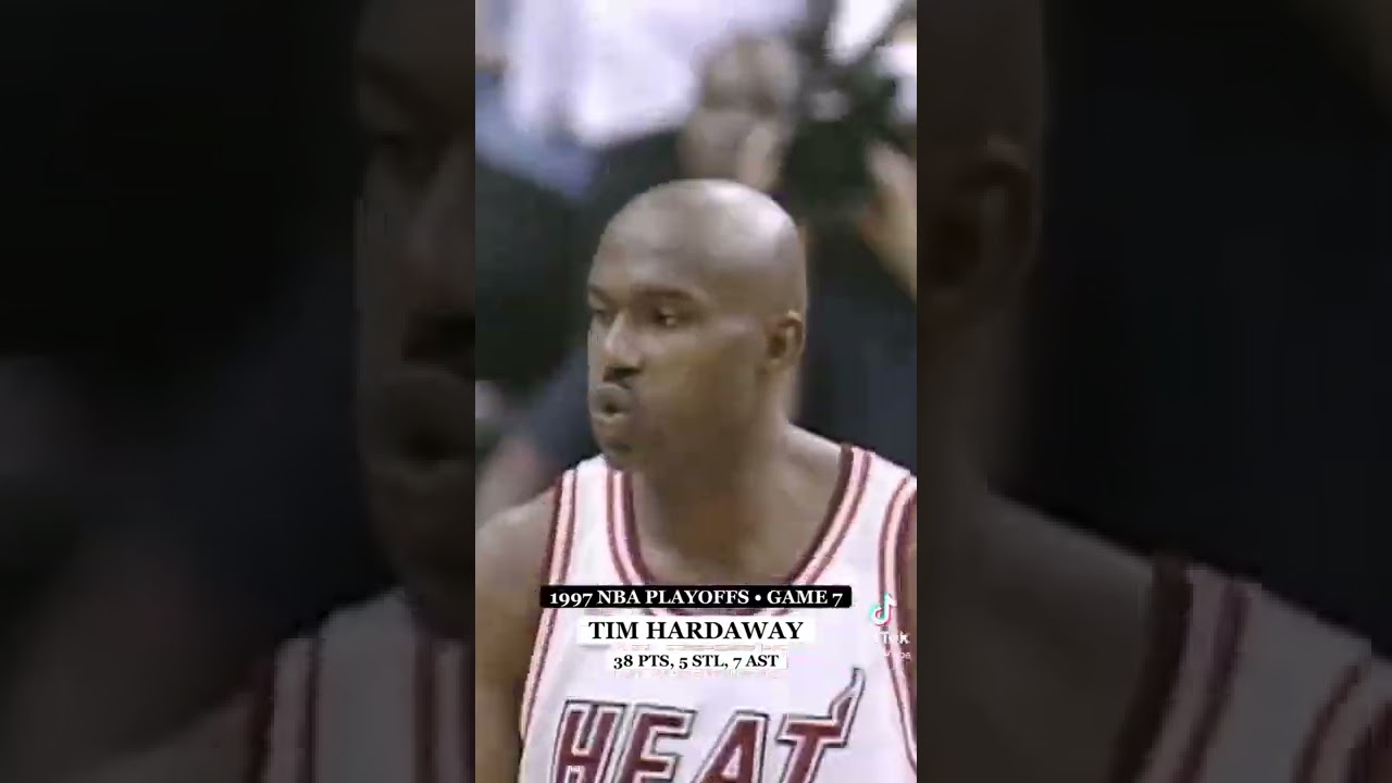 #NBA @NBA TIM HARDAWAY SR. HELPED THE MIAMI HEAT DEFEAT THE NEW YORK KNICKS WITH HIS HUGE GAME SEVEN