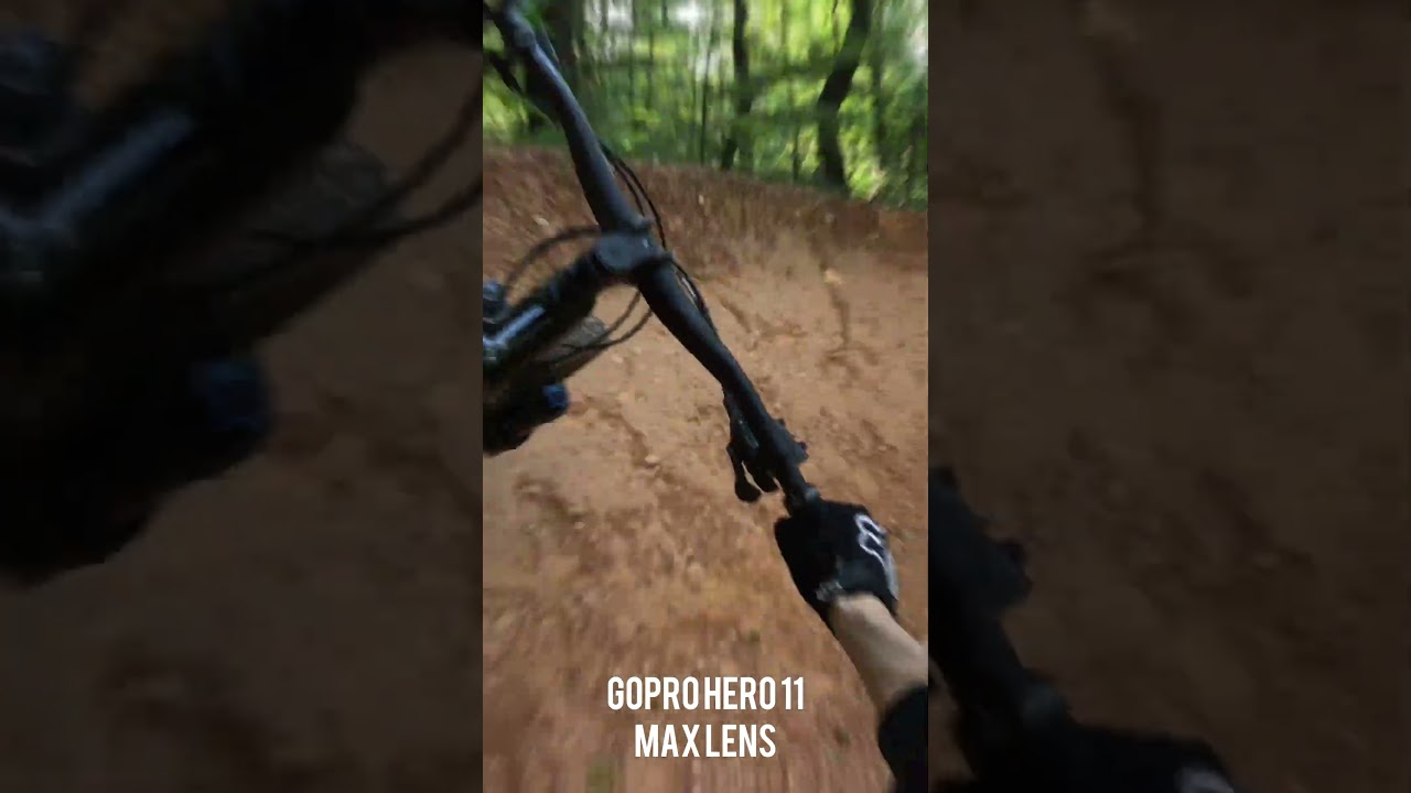 Gopro Hero 11 Max Lens MOD #mtb #gopro #maxlensmod  #mtbslovenia #mountainbike