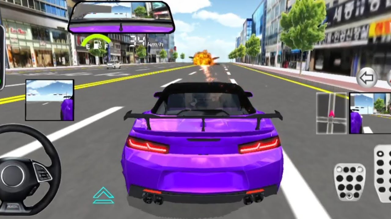 Chevrolet Camaro Bomb Attack in City 💥🚗 | Destroying All Cars | 3D Driving Class Gameplay 2026
