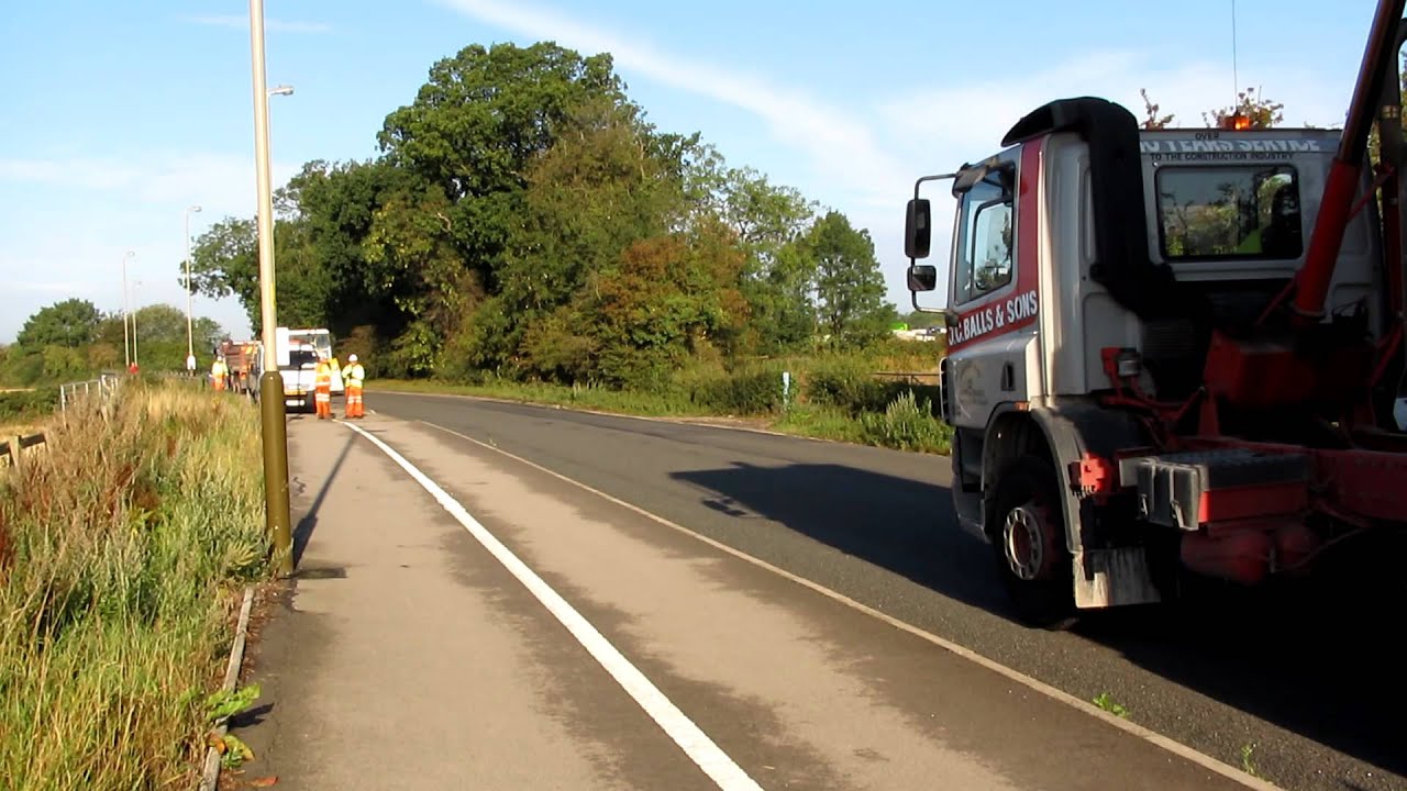 Road Surface Dressing - Application of Bitumen Binder - Leicestershire