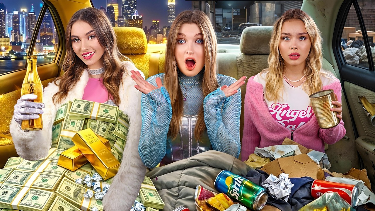 Milyarderin Doğum Günü vs Evsizin Doğum Günü! 24 Saat Arabada Mahsur Kaldık
