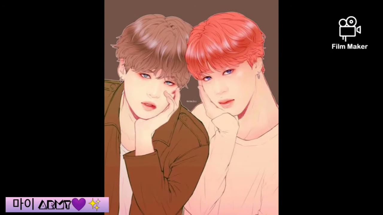 YOONMIN FANART 1💜✨ #yoonmin #jimin #suga #fanart #bts