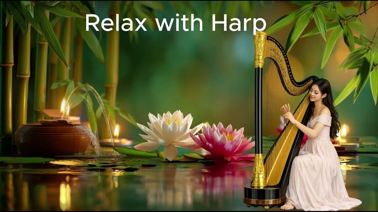 Relaxing music with harp