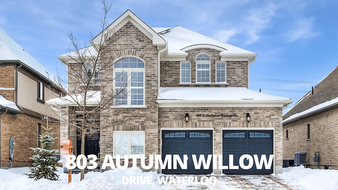 Amazing Family Home - 803 Autumn Willow Drive - Waterloo Real Estate Video