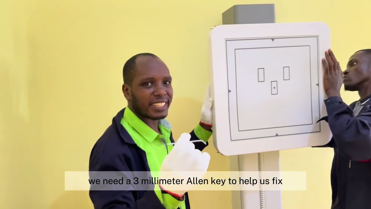 Installation Of a Portable Mobile Digital X-Ray Machine In Africa.