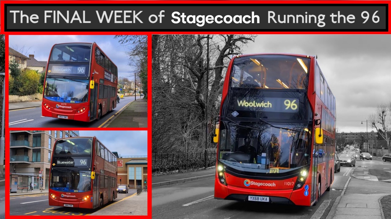 The LAST WEEKS of Route 96 Stagecoach Operation | 1999 to 2026 (to Arriva with BD11s) E400s & E40Hs