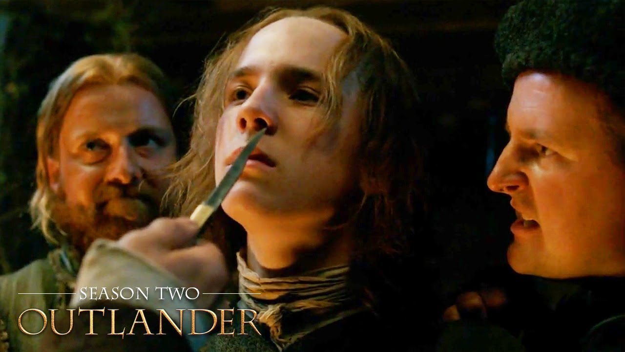 Jamie's First Meeting With Lord John! | Outlander