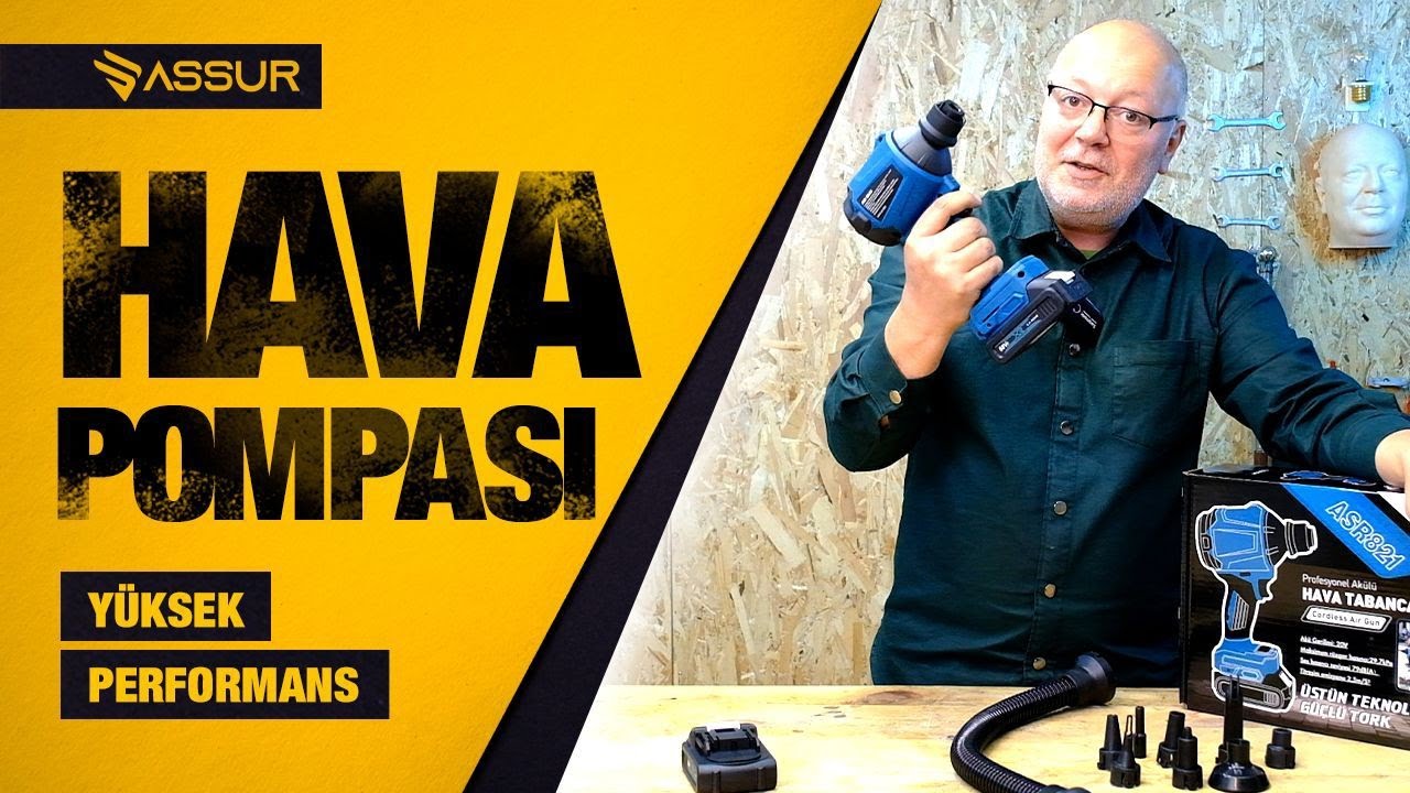 ASSUR ŞARJLI AK&Uuml;L&Uuml; HAVA POMPASI - SERDAR BAŞKAN TEST EDİYOR