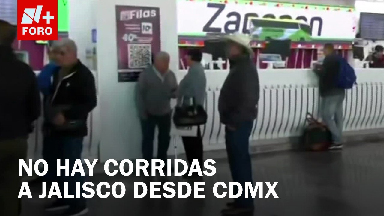 Líneas de autobuses no reanudan servicio tras la caída de “El Mencho”