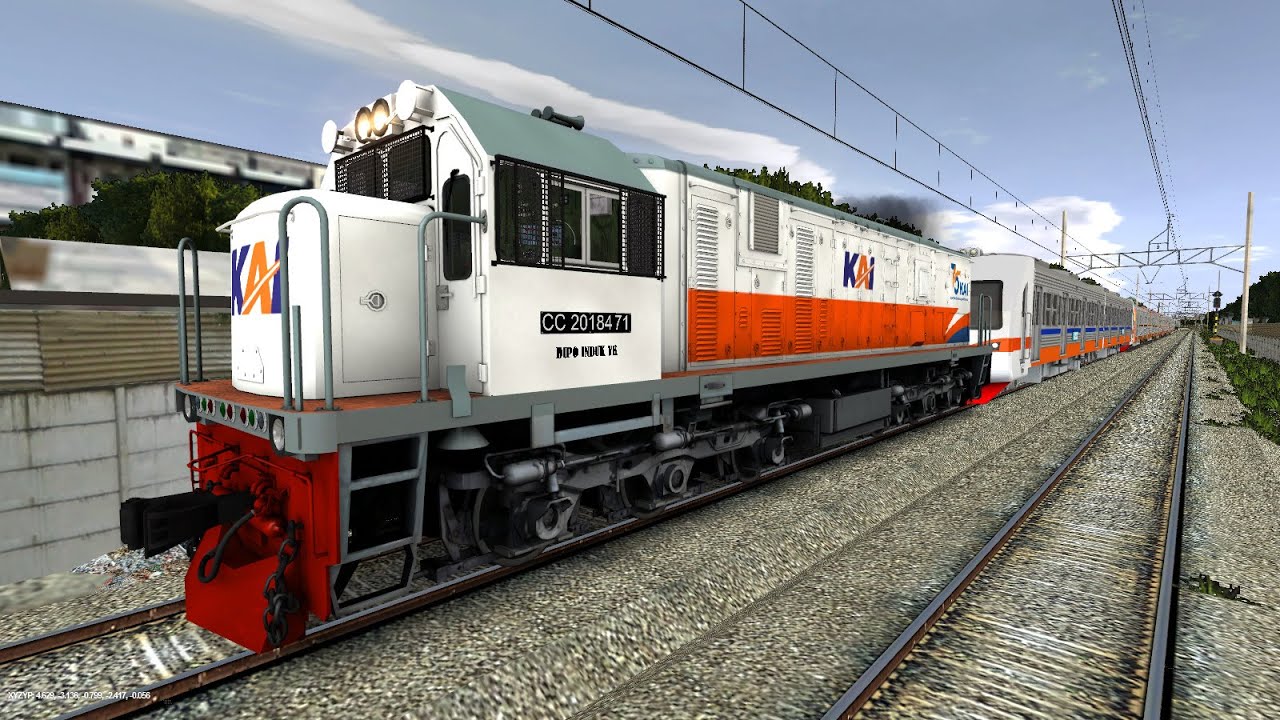 KLB kirim rangkaian krl rucat berangkat stasiun kemayoran