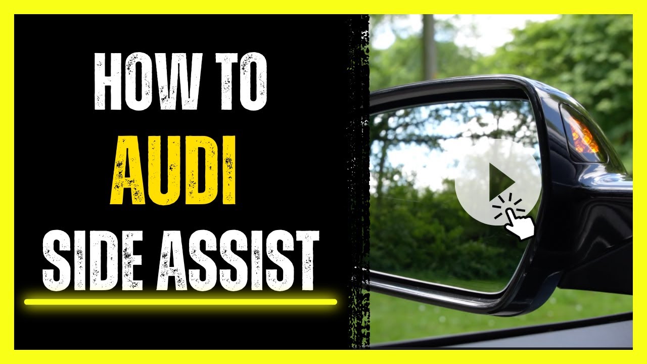 How to Activate or Deactivate Audi Side Assist / Audi&rsquo;s Blind Spot Indicator (Audi MMI Knob)