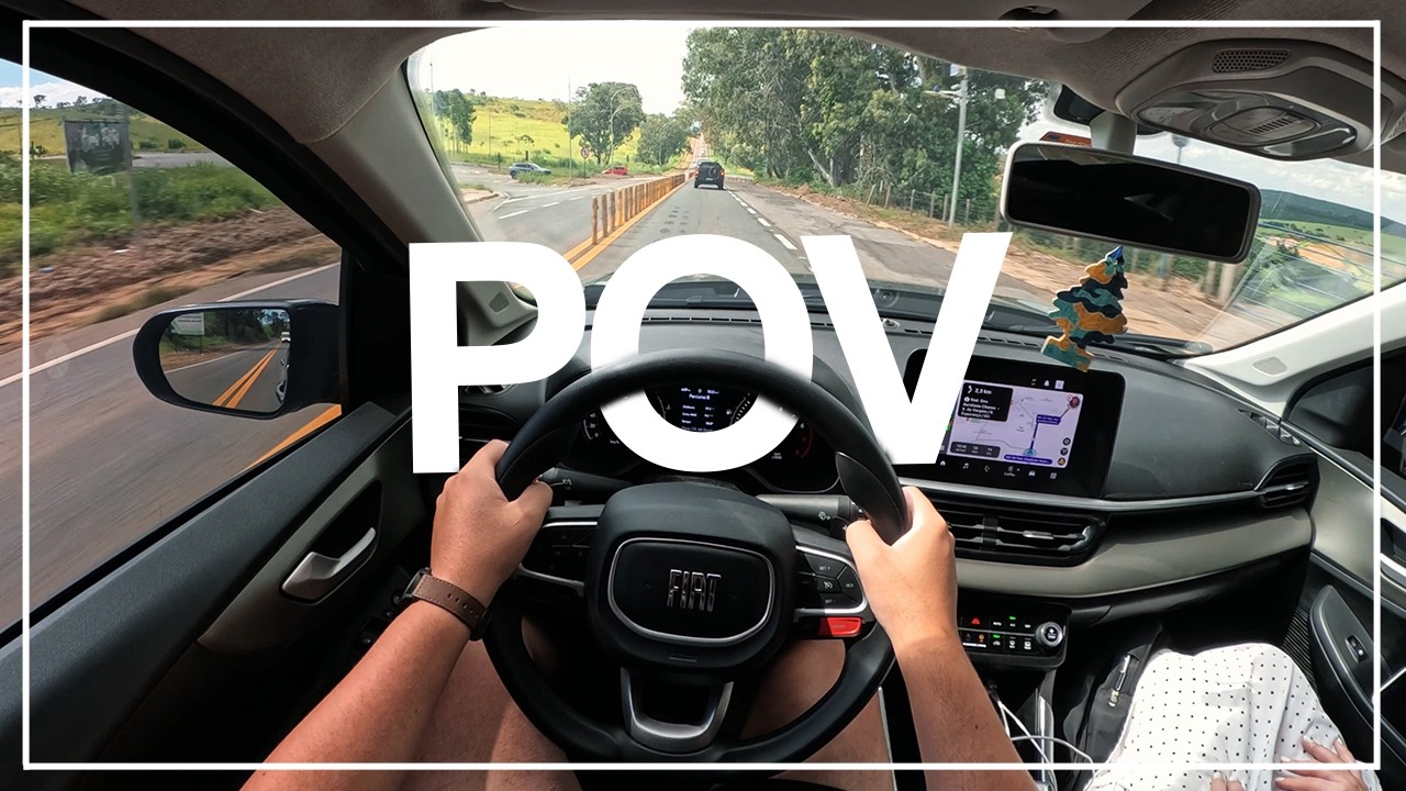 DIRIGINDO o FIAT FASTBACK 1.0 TURBO na ESTRADA - POV [4K] 🔥