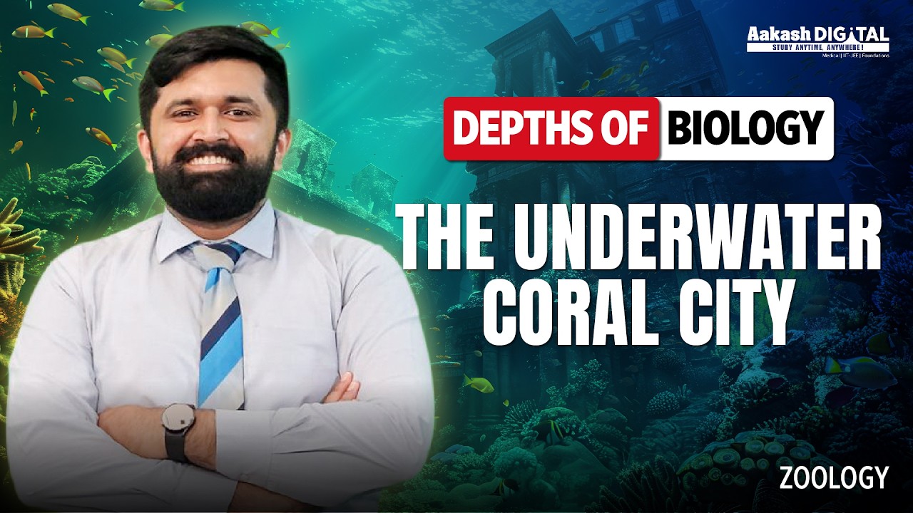 The Underwater Coral City 🌊 | Coral Reefs Explained | NEET Zoology | Depths of Biology