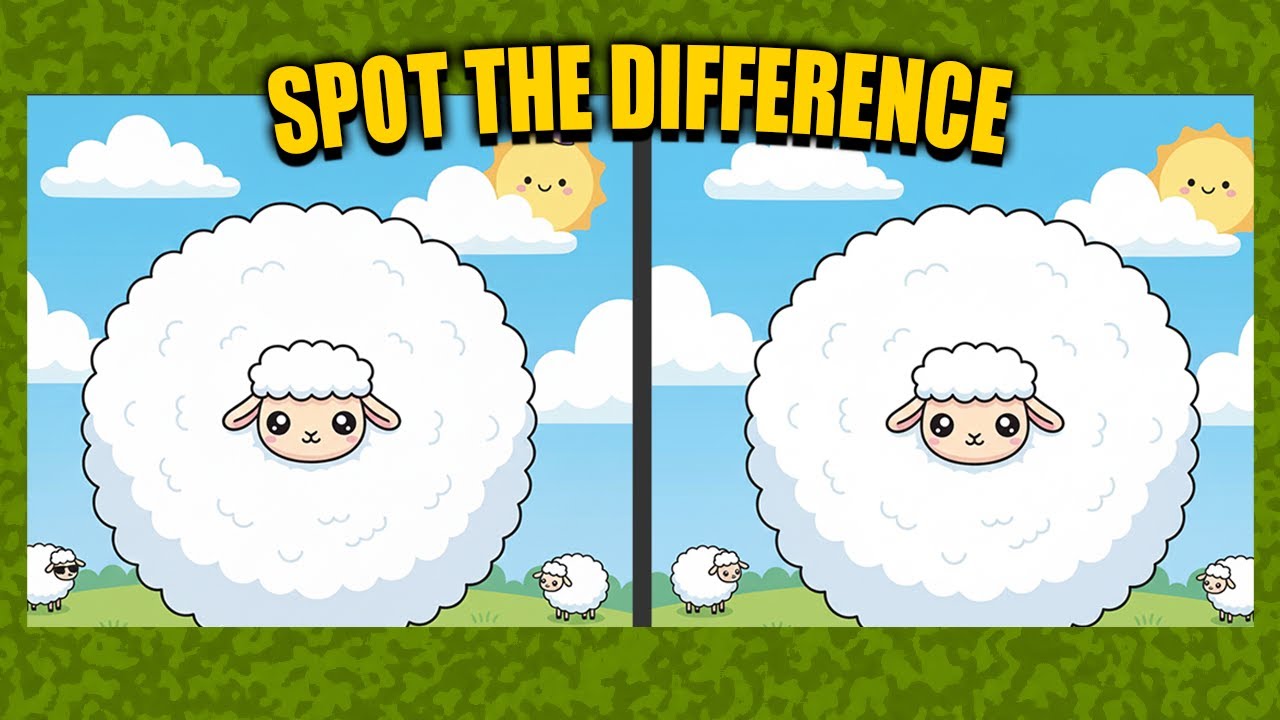 Spot the Difference Puzzle — How Sharp Are Your Eyes?