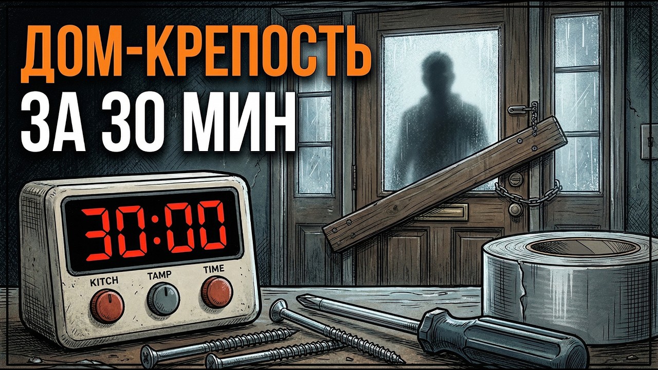 Дом-крепость из хлама: 30 минут — и твой дом НЕ тронут
