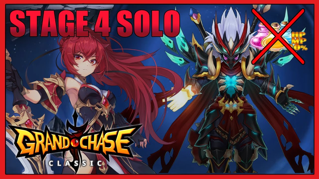 Beating Infinity Cloister 4 Solo Without Potions! | Grand Chase Classic