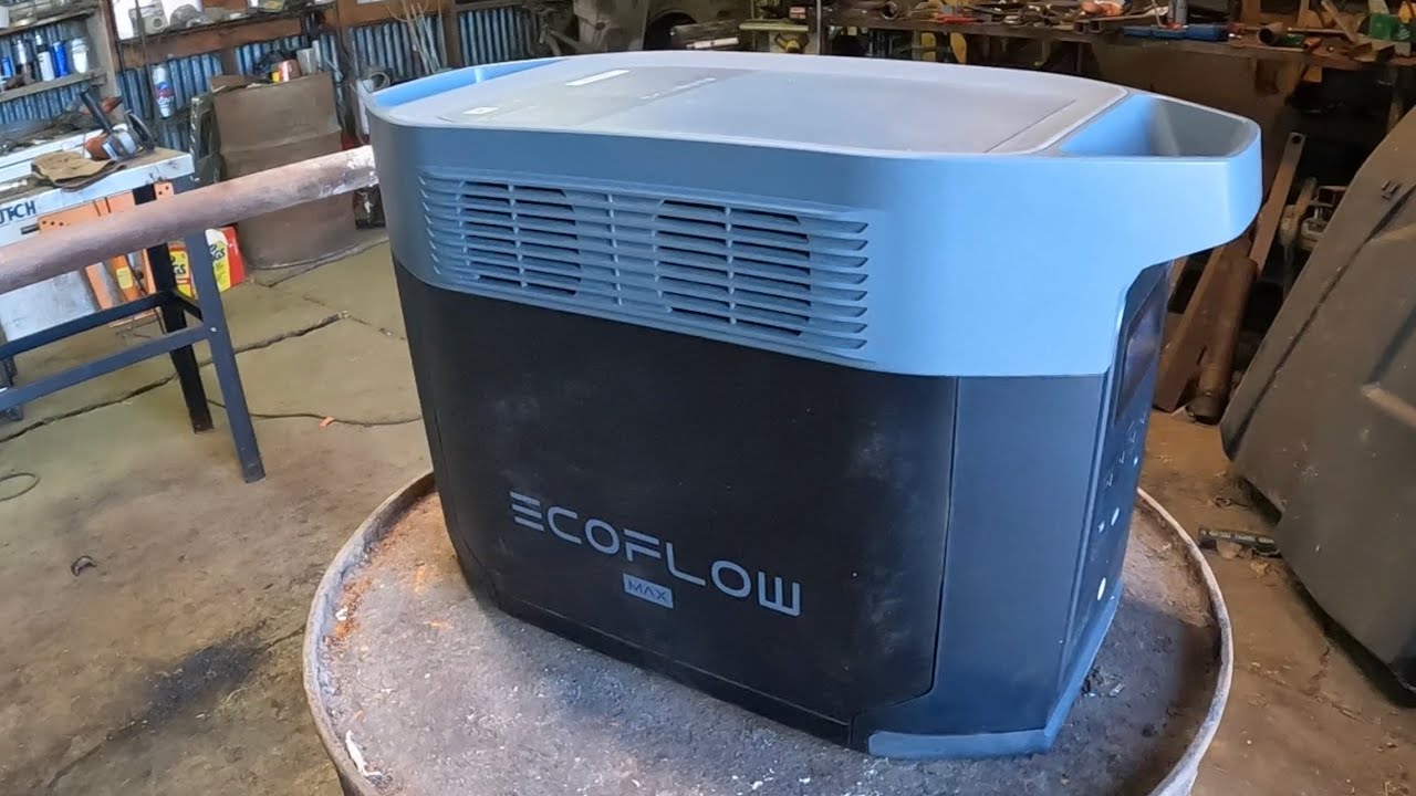 Powering My Shop With an EcoFlow Solar Generator for the Day!