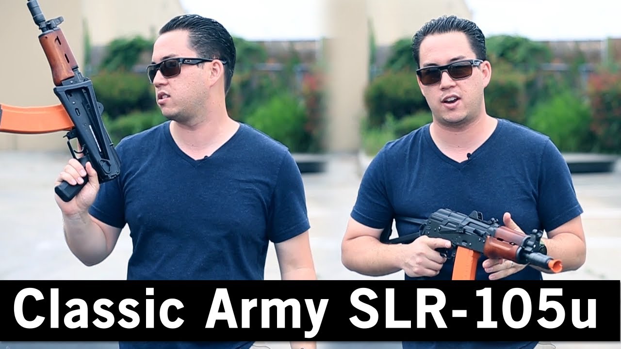 Airsoft GI - Classic Army Full Metal Real Wood SLR-105u - AKS74U AEG