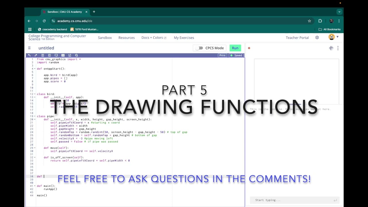 CSEdWeek 2024: Creating Flappy Bird