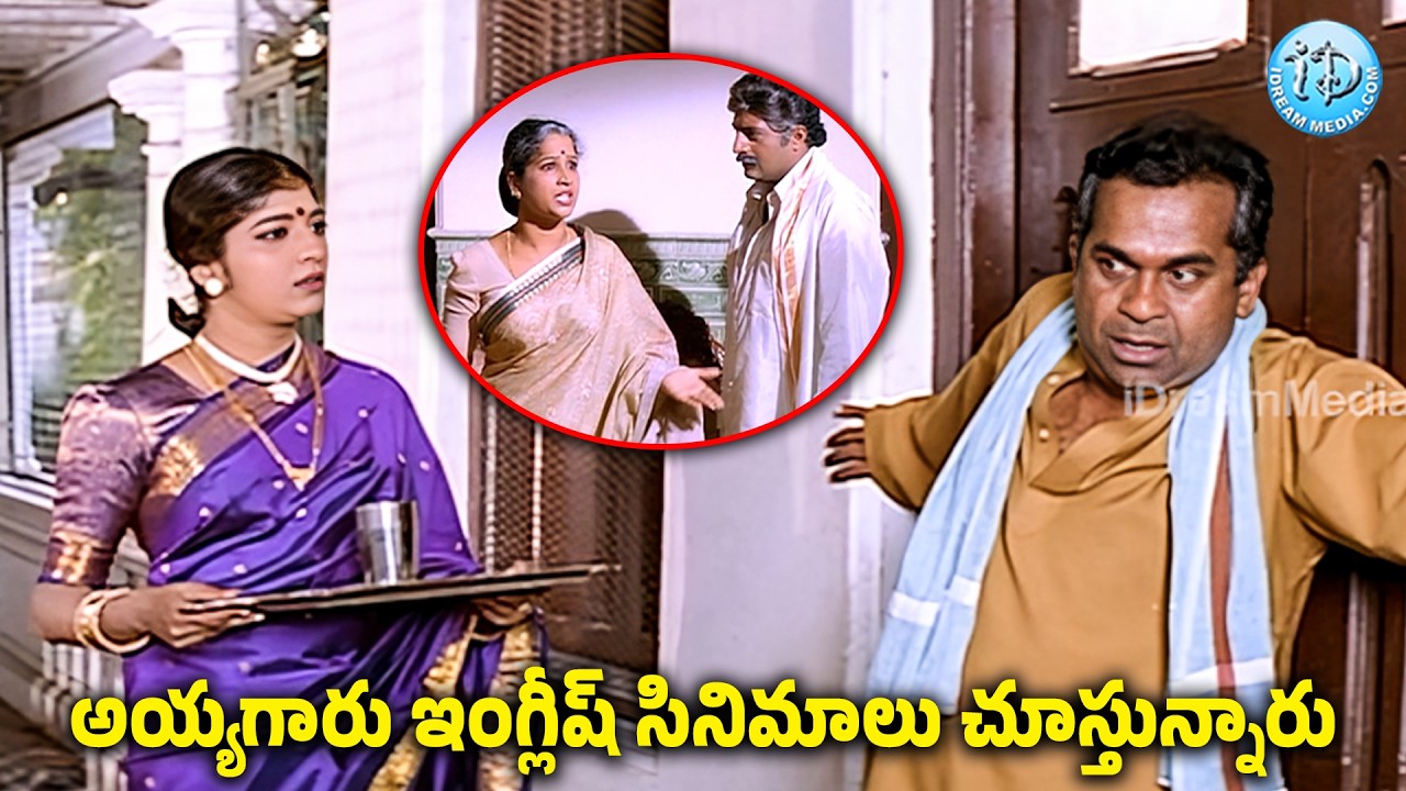 అయ్యగారు ఇంగ్లీష్ సినిమాలు చూస్తున్నారు.. | Brahmanandam & Prakash Raj Comedy Scenes | iDream