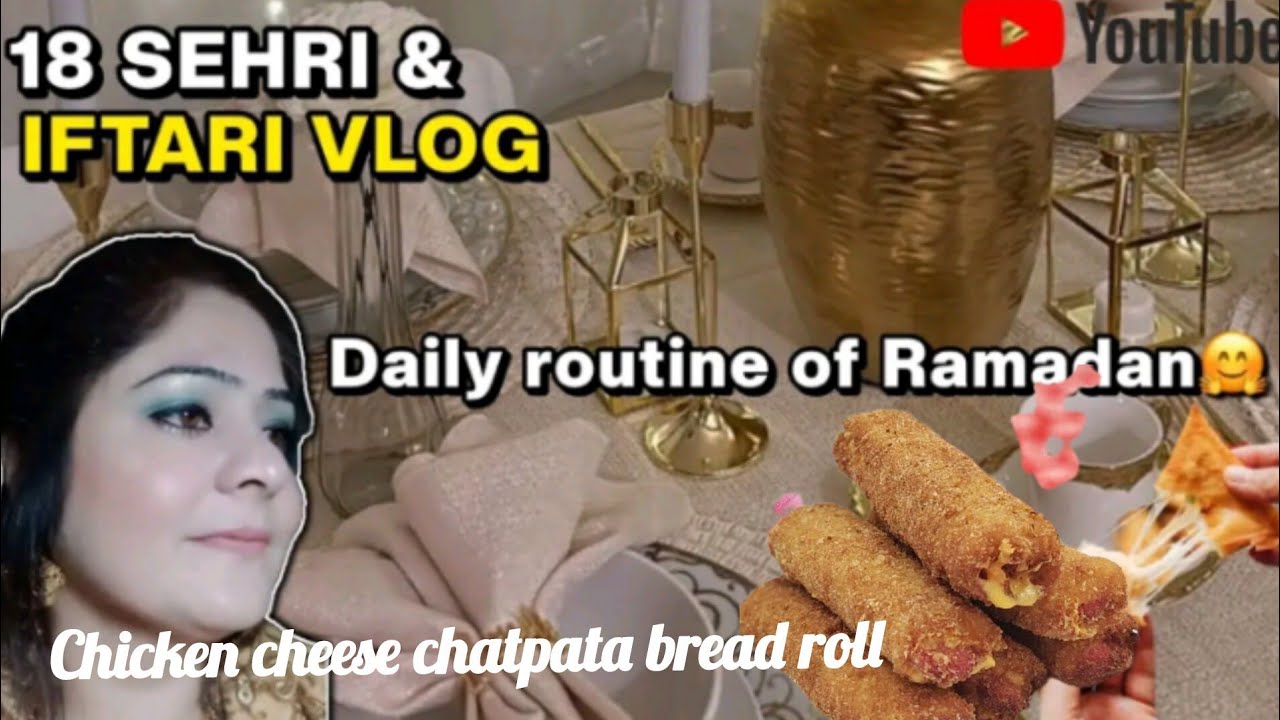 18th Sahri or Aftari#chicken cheese chatkhara bread roll#viralvideo#trending#lifewithkekezzsyed