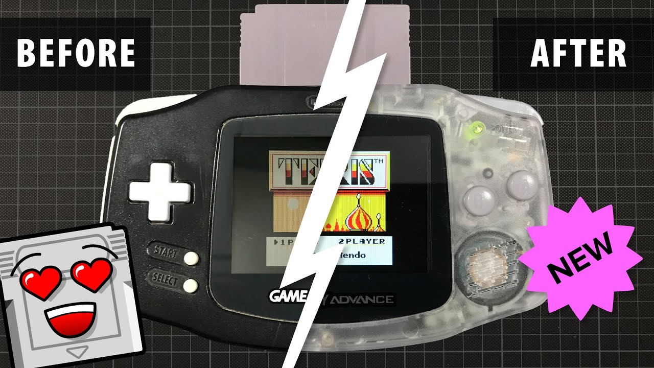 AGS-101 Screen and Case Mod for my GAME BOY Advance