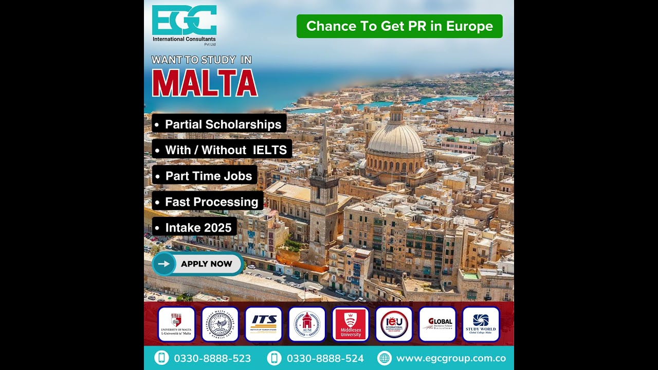 🌟 Study in Malta &ndash; Your Gateway to Europe! 🇲🇹
