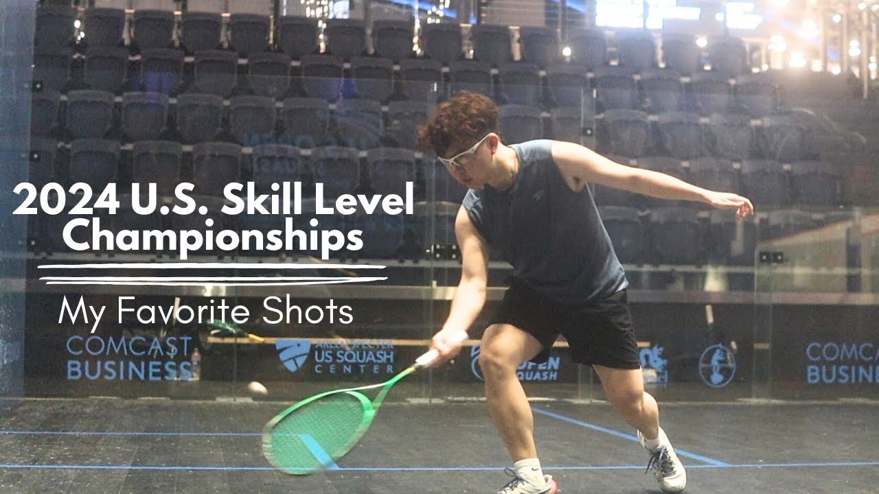 My Favorite Squash Shots: 2024 U.S. Skill Level Championships (Holds, Nicks, Rallies and More)