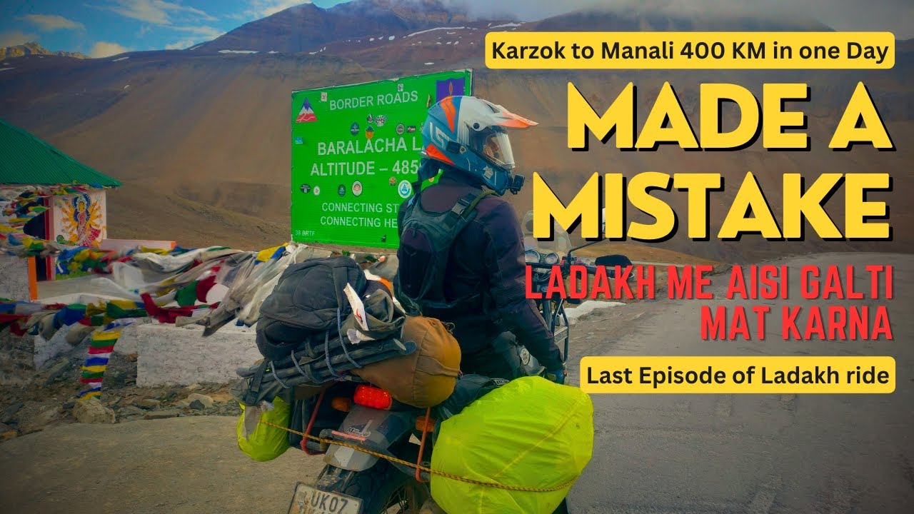 Karzok to Manali via Polo Gonka Pass and Tso Kar Lake | Last Episode of Ladakh Ride 2023