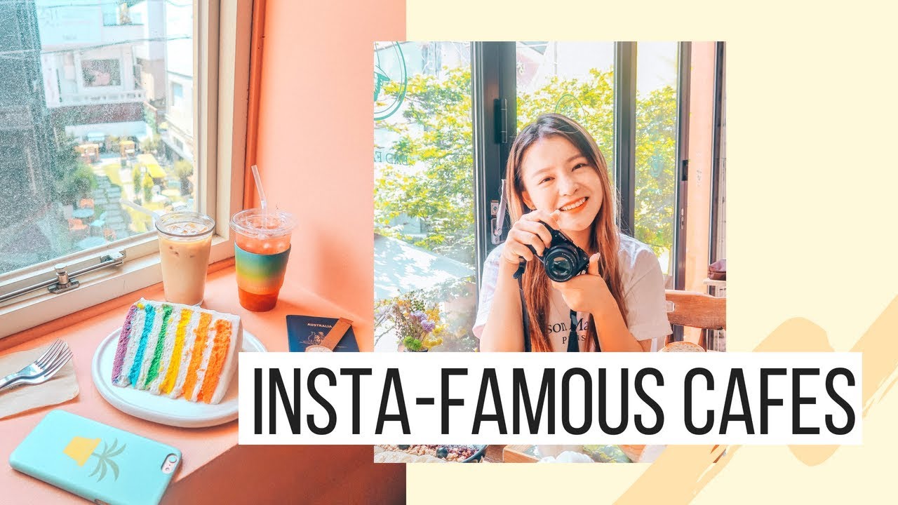Instagram Famous Cafes in Garosugil | SNU Study Abroad 🇰🇷 Korea Vlog