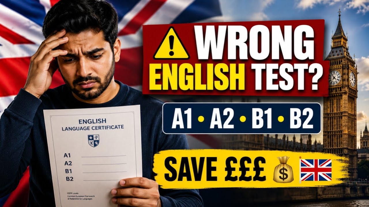 UK English Language Requirements 2026 🇬🇧 A1, A2, B1 & B2 Explained | Don't Book the Wrong Test!