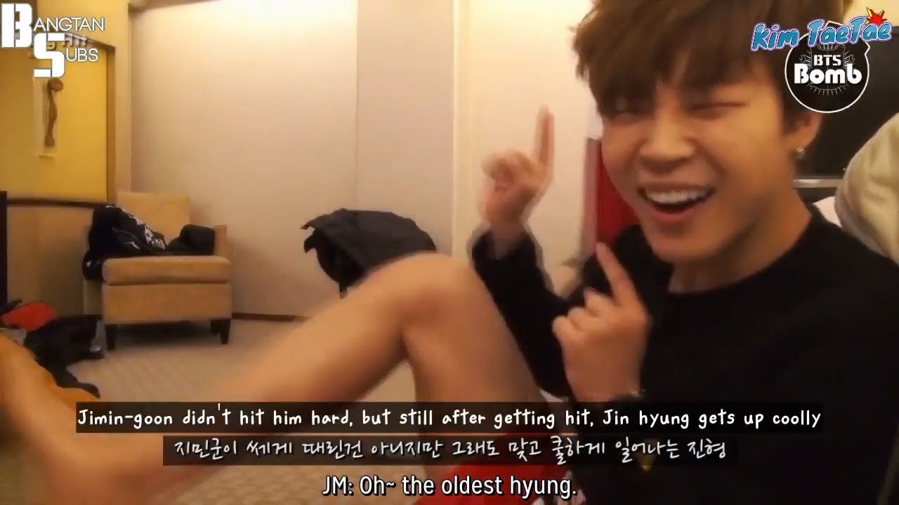 When Jimin (박지민 BTS) can't stop laughing