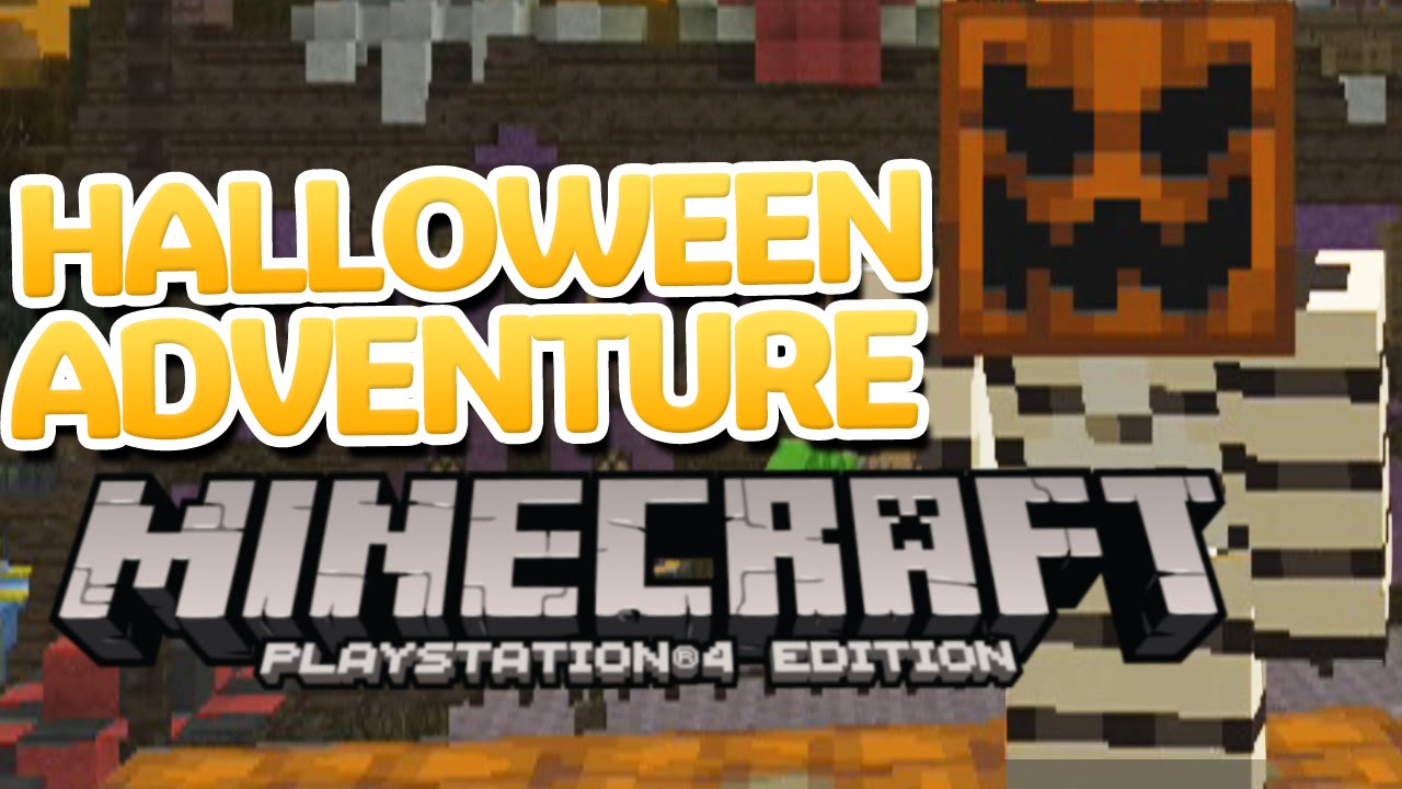 Minecraft PS4/PS3 - Halloween Adventure Map!