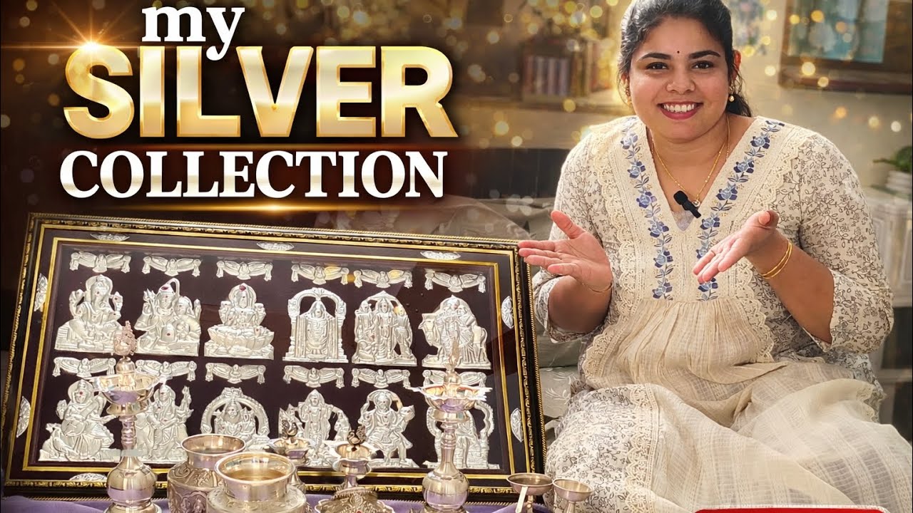 నేను డబ్బులు save చేసుకుని కొనుకున్న silver collection చూసేయండి 🥰