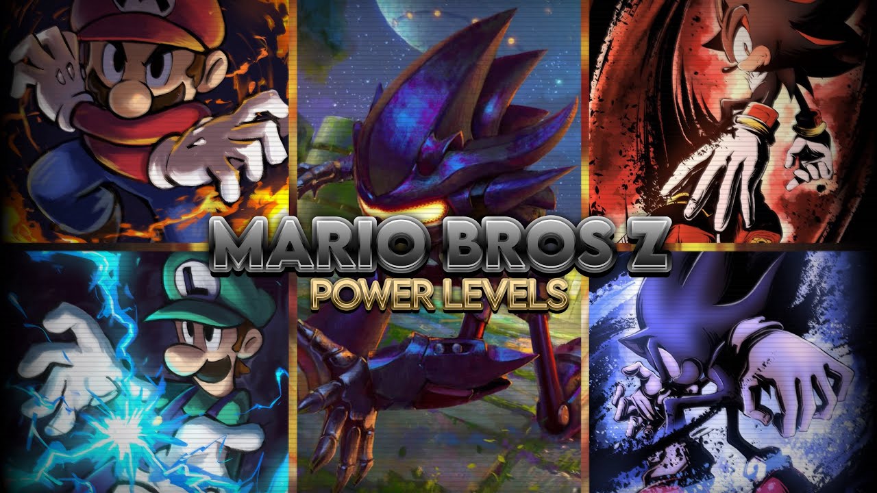Super Mario Bros Z Fight Compilation (Power Levels)